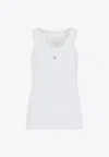 Givenchy Women Tank Top With Logo In White