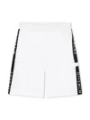 Givenchy Logo Cotton-blend Bermuda Shorts In White