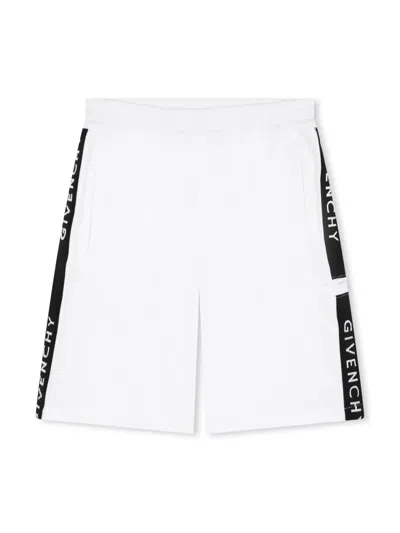 GIVENCHY LOGO-TAPE BERMUDA SHORTS