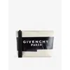 Givenchy Womens Beige Black Logo Tape Canvas Pouch In Multi