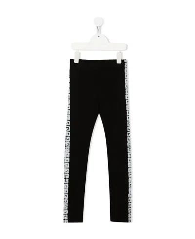 Givenchy Logo-tape Detail Leggings In Black