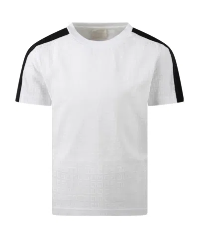 Givenchy Logo-tape Detail T-shirt In White