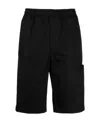 Givenchy Elasticated Waistband Knee-length Shorts In Black