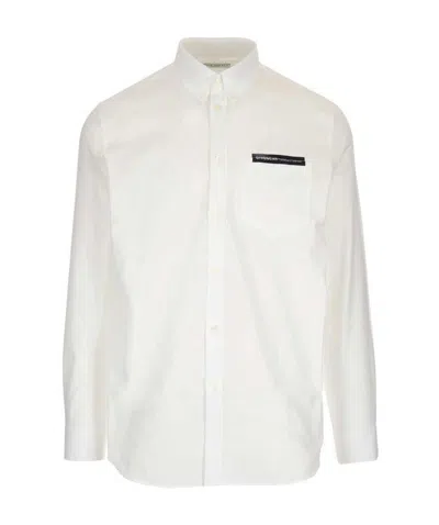 Givenchy Logo Tape Shirt In White