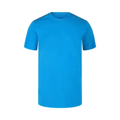 Pre-owned Givenchy Logo Tape T-shirt 'bright Blue' | Men's Size Xs