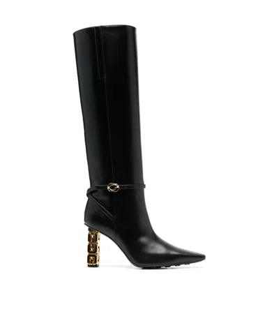 Givenchy Logo Thigh High Boots