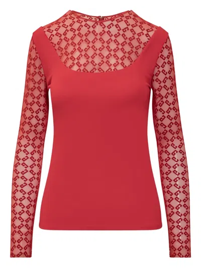 Givenchy Oberteil Mit Logo In Red
