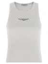 Givenchy Slim Tank Top With Logo Print In White