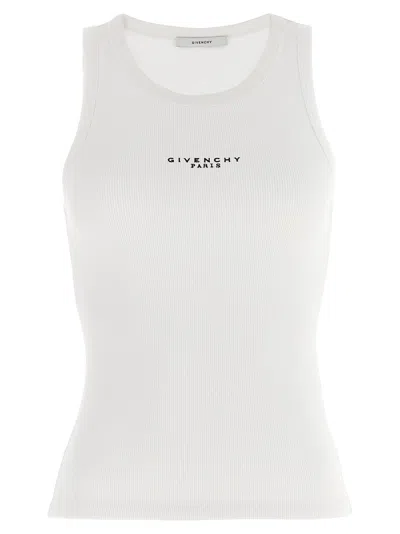 Givenchy Logo Top Tops White In Neutral