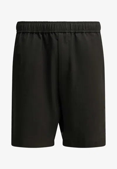 Givenchy Logo Track Shorts In Black