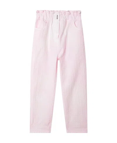 Givenchy Logo Trousers In Pink