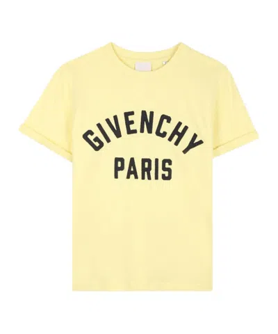 GIVENCHY GIVENCHY KIDS LOGO PRINTED CREWNECK T-SHIRT
