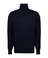 Givenchy Ribbed Turtleneck Jumper Cuffs Hem In Black