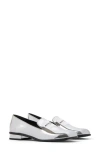 Givenchy Logo Venetian Loafer In White