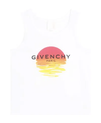 Givenchy Logo Vest In Yellow