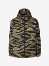 Givenchy Camouflage-print Cotton-canvas Hooded Jacket In Green