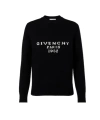 Givenchy Logo Wool And Cashmere Sweater In Black