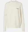 Givenchy Logo Wool And Cashmere Sweater In White