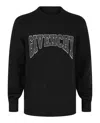 Givenchy Logo-patches Knitted Jumper In Black