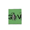 Givenchy Logo Wool Scarf Men In Green