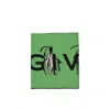 Givenchy Logo Wool Scarf Men In Green