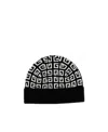 Givenchy Logo Woolen Cap In Black