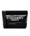 Givenchy Tape Small Clutch Bag Rectangular Wrist Strap In Black