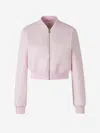 Givenchy Women Blouson With Back Embroidery In Pink