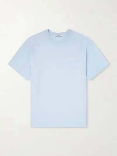 Givenchy Crew Neck Short-sleeve T-shirt In Blue