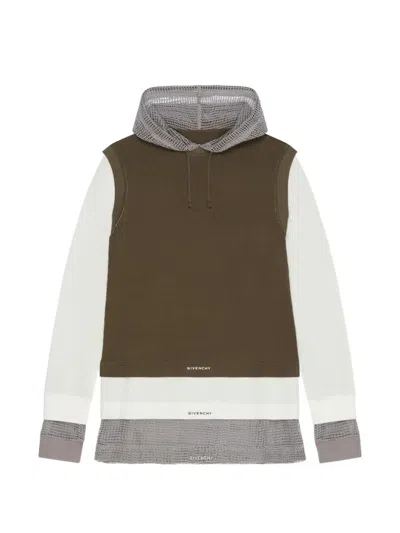 Givenchy Logo-detail Hoodie In Brown