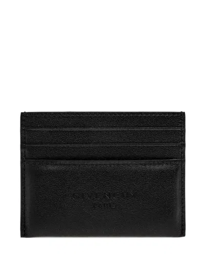 Givenchy Card Holder In Leather With Logo In Black
