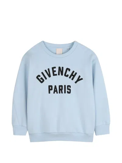 Givenchy Kids' Logo-detail Sweatshirt In Blue