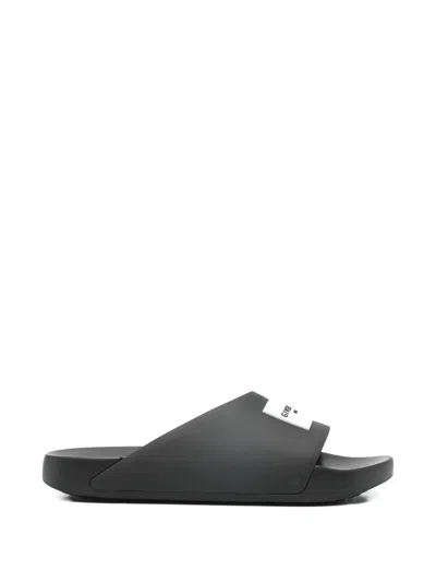 Givenchy Logo-detailed Rubber Slide In Black