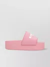 Givenchy Logoed Rubber Platform Slides