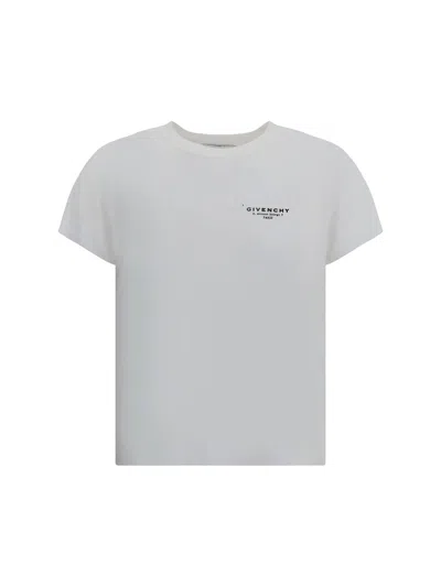 Givenchy Cotton Crewneck T Shirt Short Sleeves In White