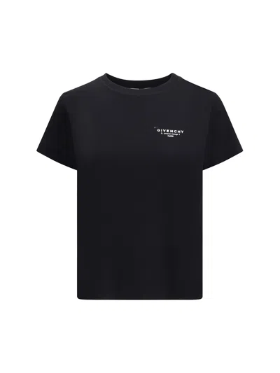 Givenchy Black Cotton Jersey Crewneck T-shirt