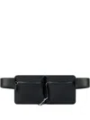 LOGO-EMBOSSED BUCKLE-FASTENING BELT BAG