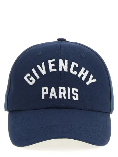Givenchy Logo-embroidered Baseball Cap In Navy