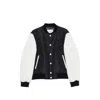 Givenchy Jacket Contrast Sleeves Ribbed Cuffs Pockets In Multi