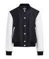Givenchy Jacket Contrast Sleeves Ribbed Cuffs Pockets In Black
