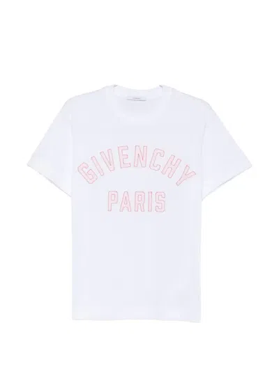 GIVENCHY LOGO-EMBROIDERED BOXY-FIT T-SHIRT