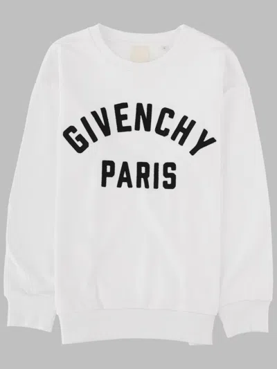 Givenchy Logo-embroidered Cotton Sweatshirt In White