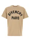 Givenchy Reguther Fit T-shirt With Lettering In Neutral