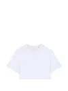 Givenchy Logo-embroidered Cropped T-shirt In White