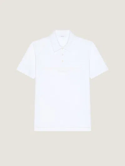 Givenchy Logo-embroidered Polo In White