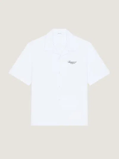 Givenchy Logo-embroidered Shirt In White
