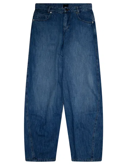 Givenchy Logo-embroidered Straight-leg Jeans In Blue