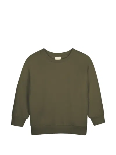 Givenchy Kids' Logo-embroidered Sweater In Green