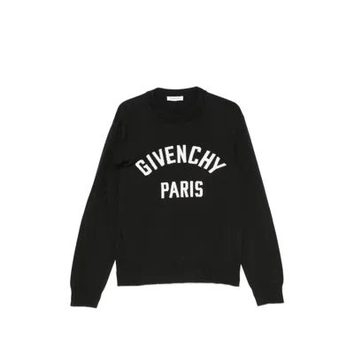Givenchy Logo-embroidered Sweatshirt In Black