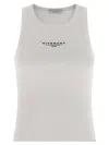Givenchy Logo-embroidered Tank Top In White
